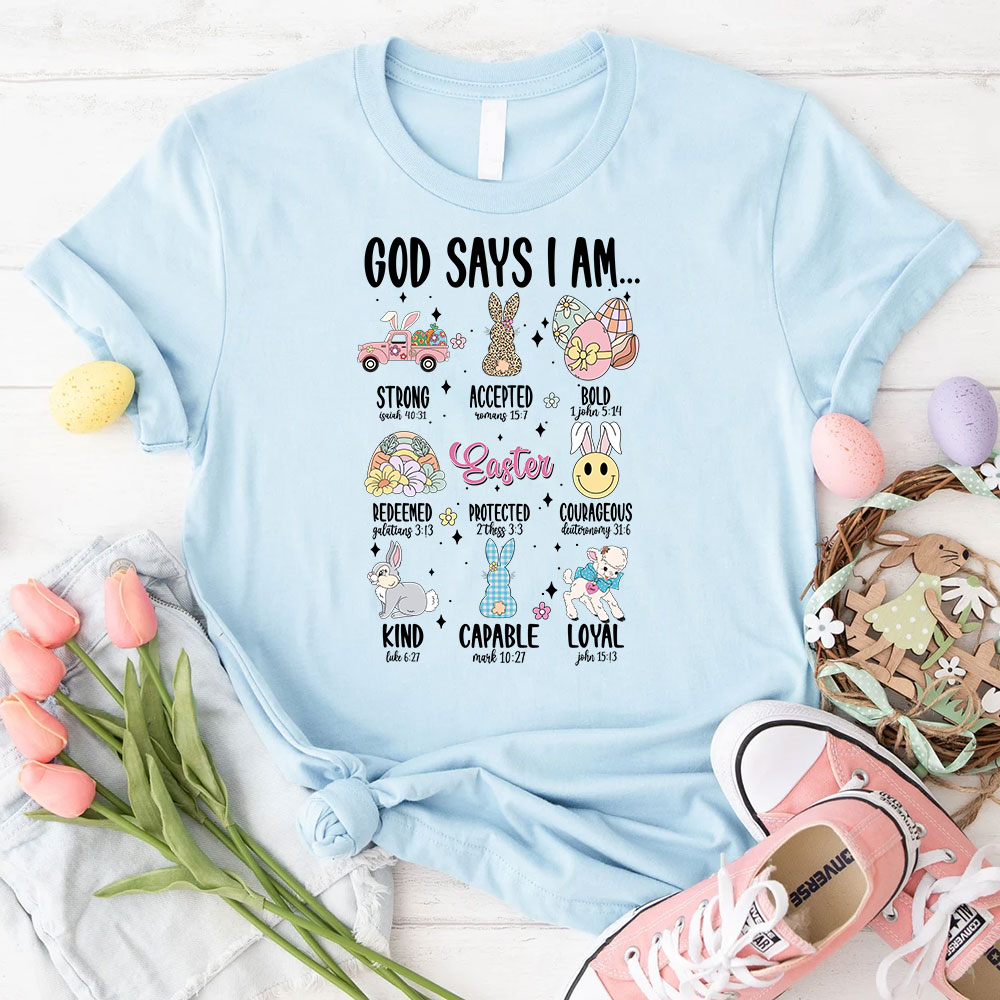 God Says I Am Christian T-Shirt