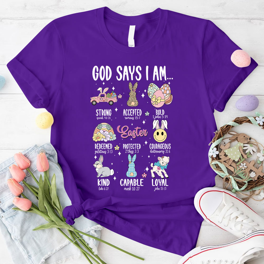 God Says I Am Christian T-Shirt