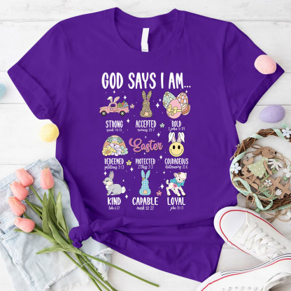 God Says I Am Christian T-Shirt