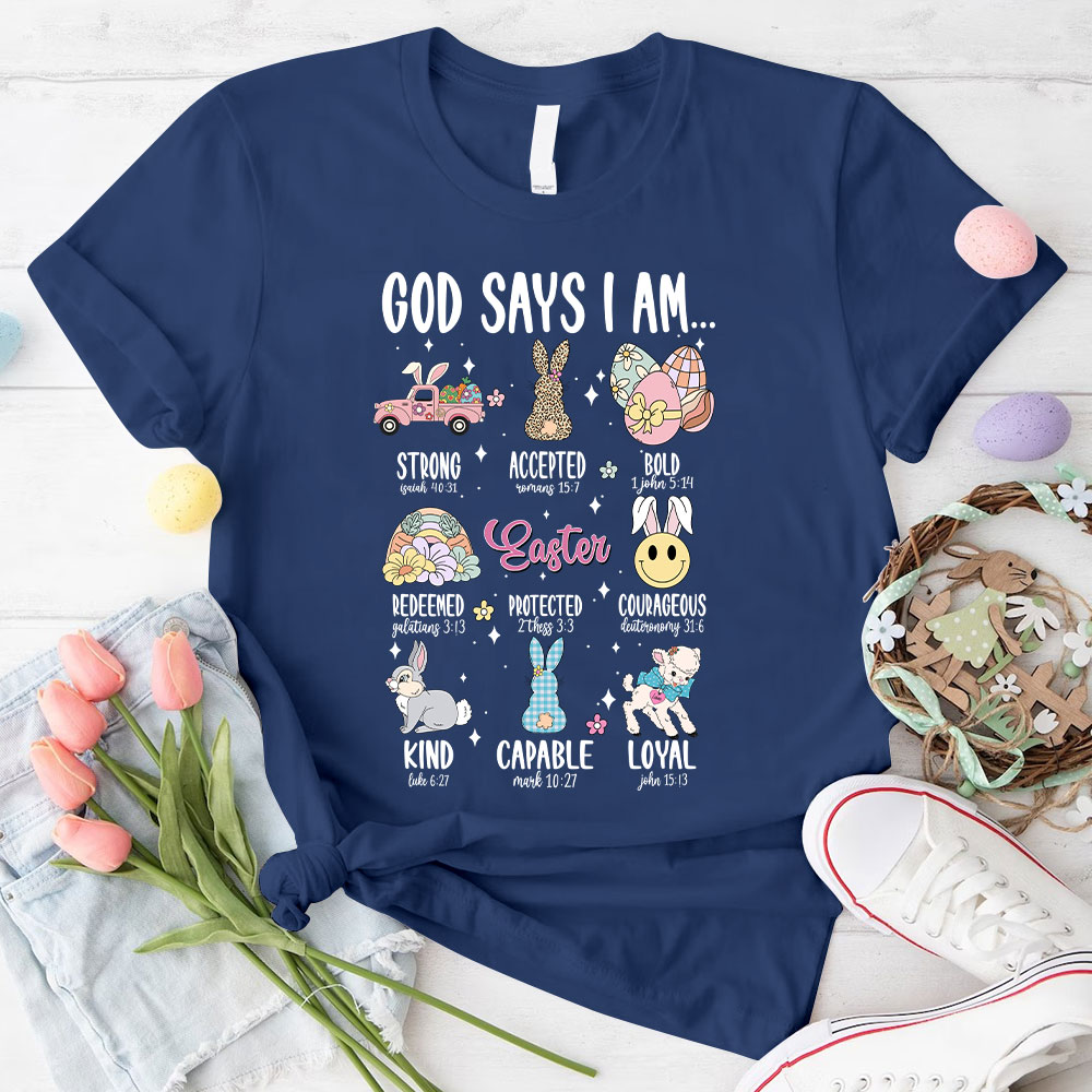 God Says I Am Christian T-Shirt