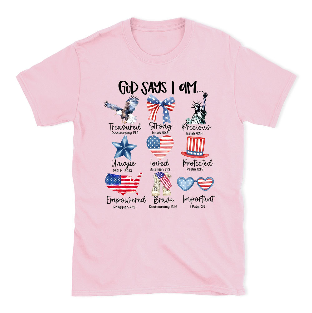 God Says I Am Christian T-Shirt