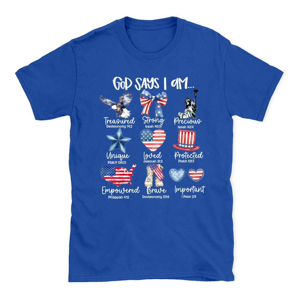 God Says I Am Christian T-Shirt