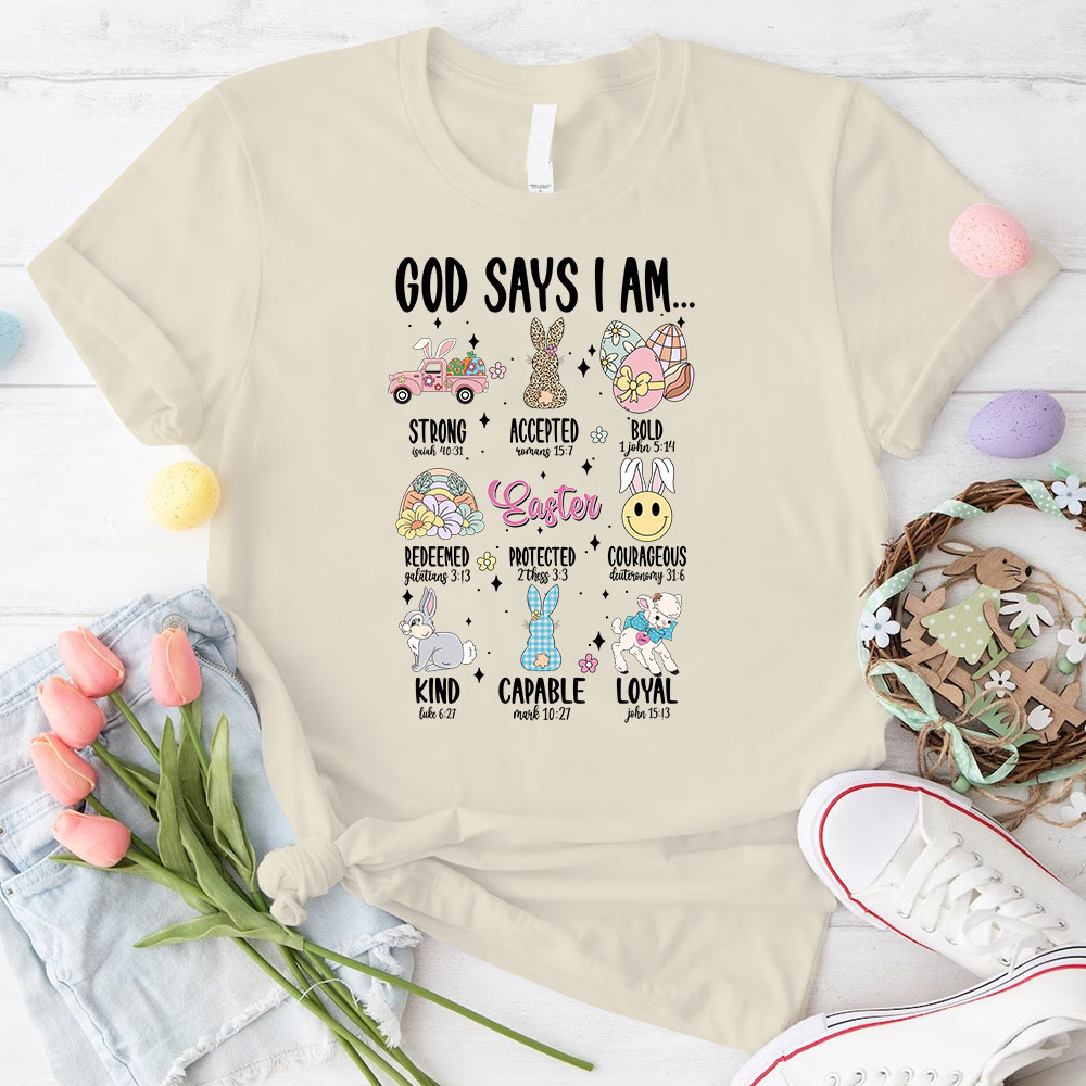 God Says I Am Christian T-Shirt