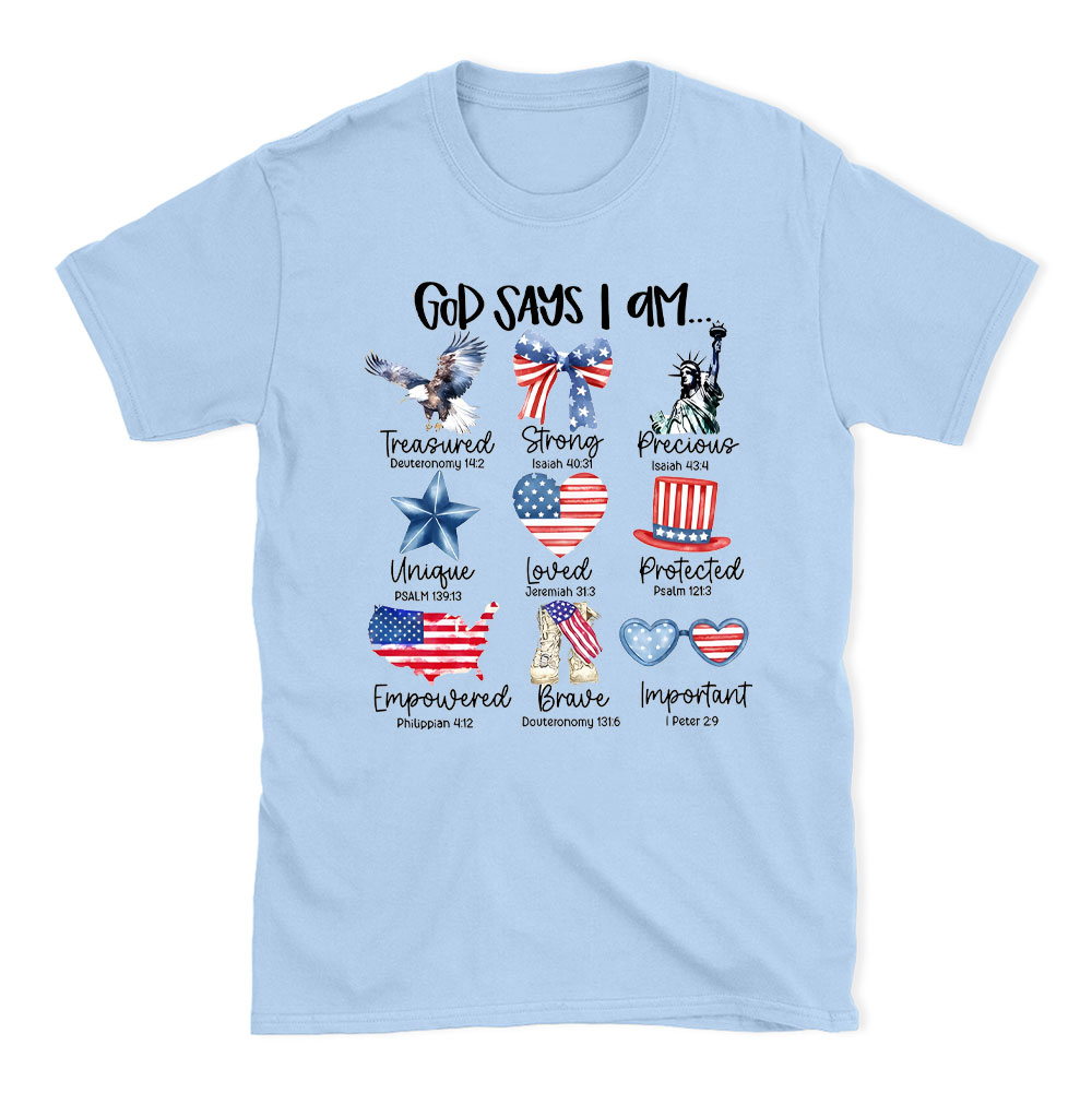 God Says I Am Christian T-Shirt