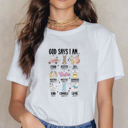 God Says I Am Christian T-Shirt