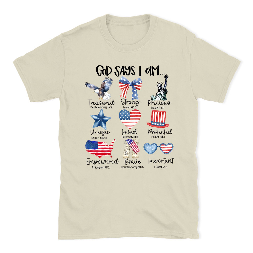 God Says I Am Christian T-Shirt