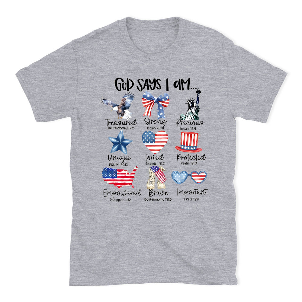 God Says I Am Christian T-Shirt