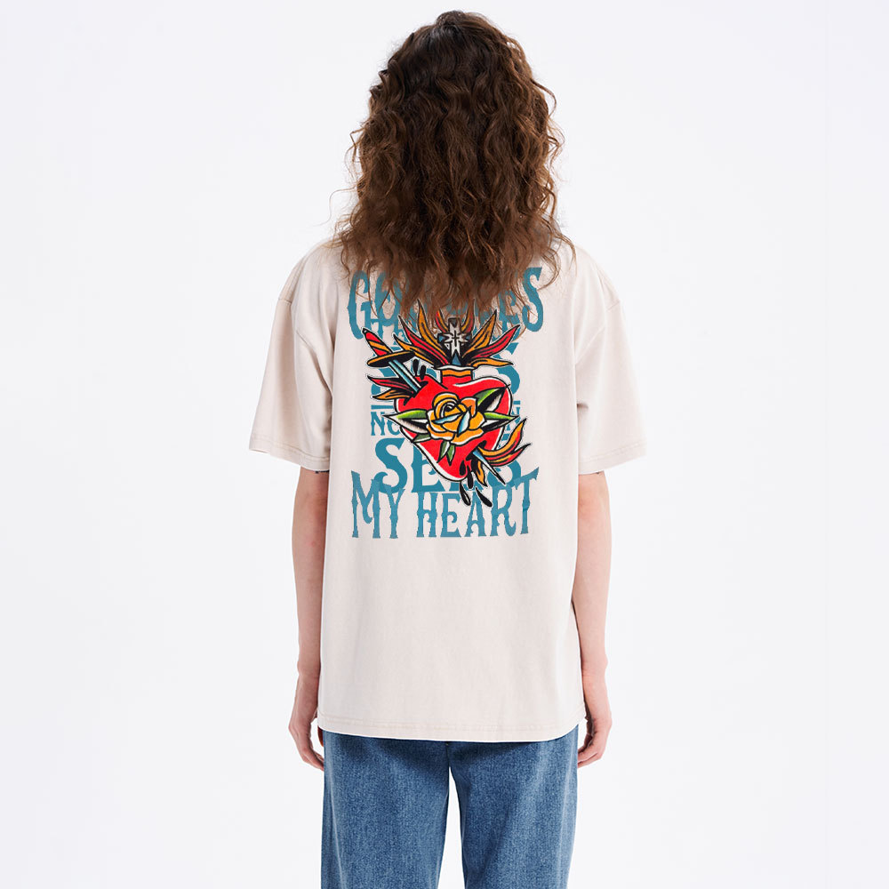 God Sees Mu Heart Christian washed T-Shirt