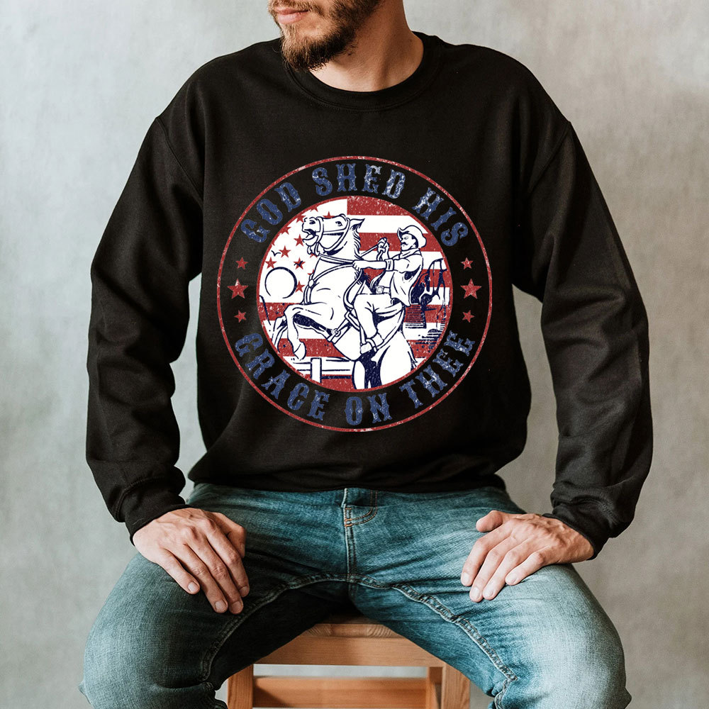 God Shed His Grace On Thee Christian Sweatshirt