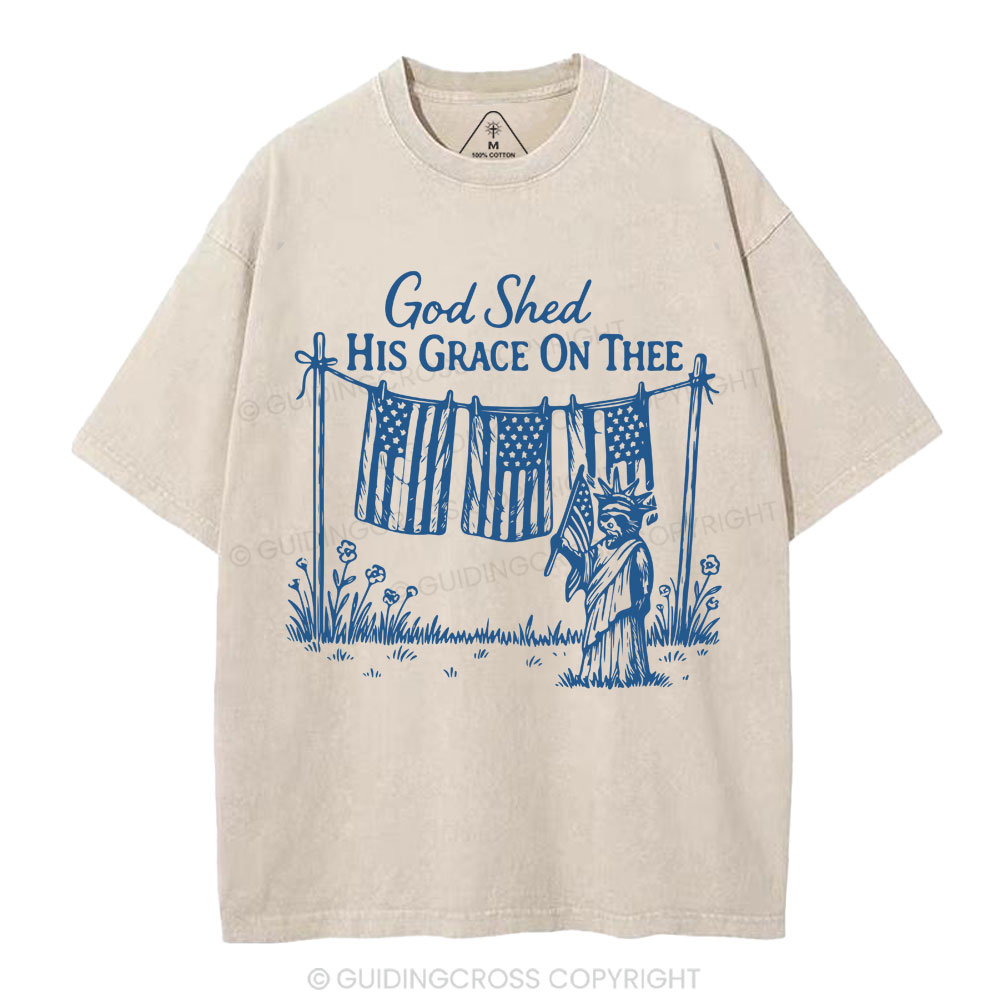 New-Sample Christian Washed T-Shirt Sale - GuidingCross