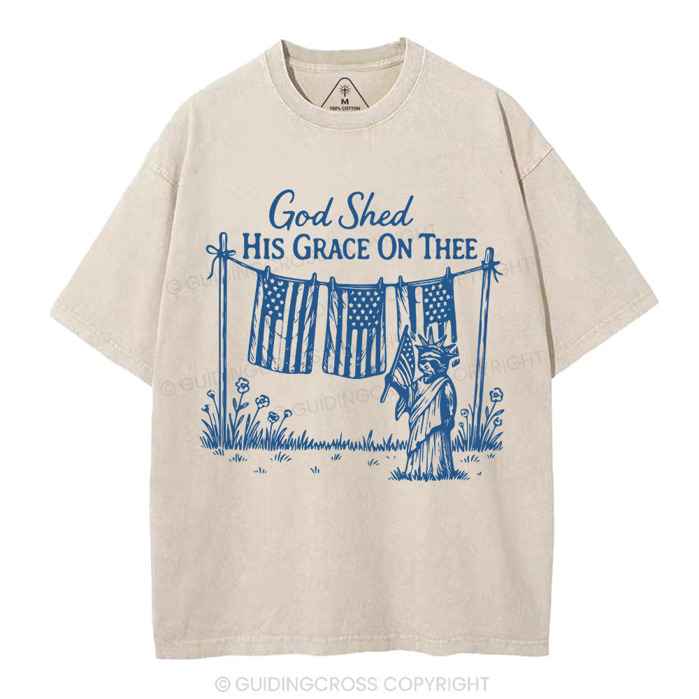 New-Sample Christian Washed T-Shirt Sale - GuidingCross