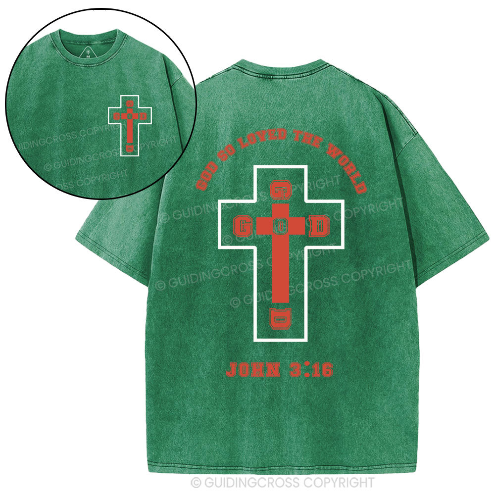 Peace Be Still Christian Washed T-Shirt Sale - GuidingCross