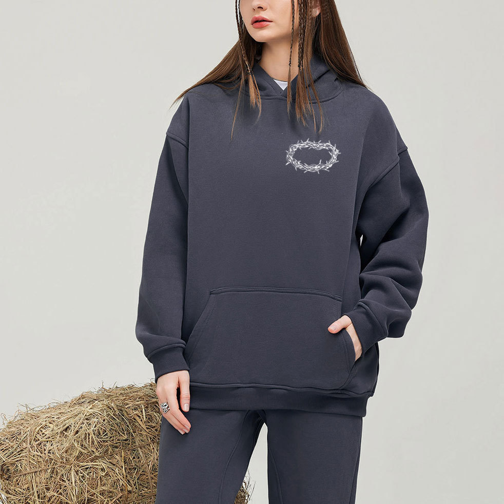 God Treat You As His Children Christian Fleece Hoodie Set