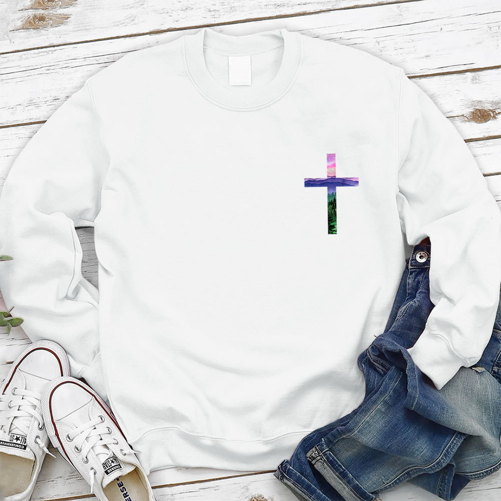 God Turns Broken Pieces Into Masterpieces Christian Sweatshirt
