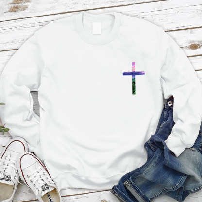 God Turns Broken Pieces Into Masterpieces Christian Sweatshirt