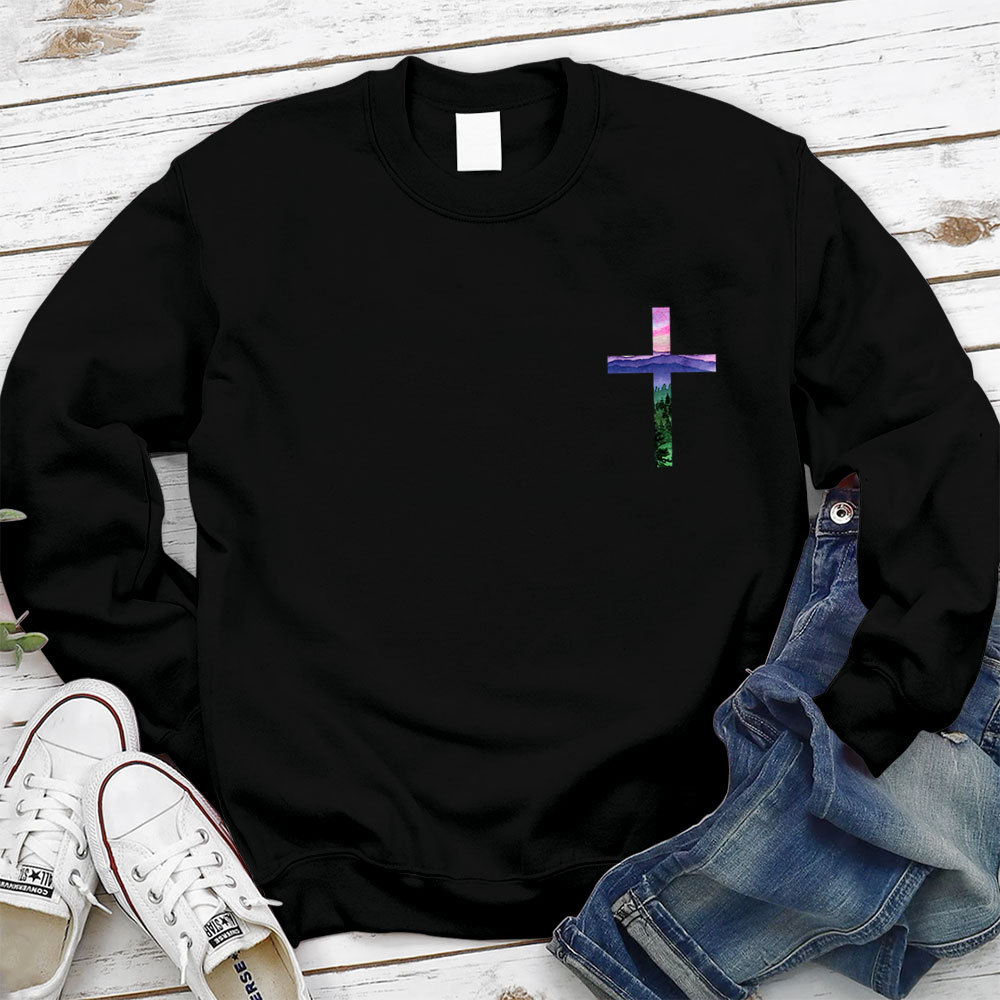 God Turns Broken Pieces Into Masterpieces Christian Sweatshirt