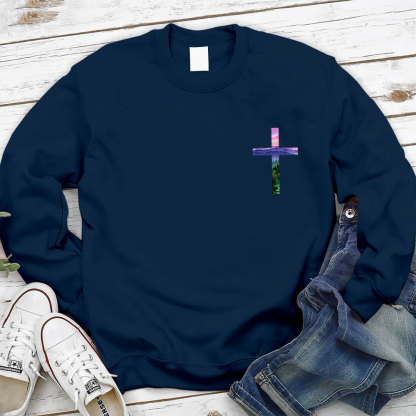 God Turns Broken Pieces Into Masterpieces Christian Sweatshirt