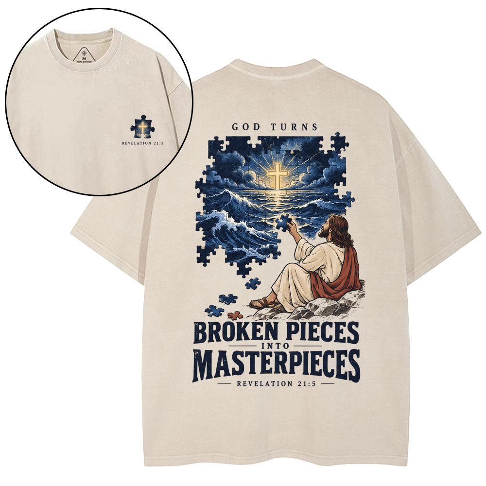 New-Sample Christian Washed T-Shirt双面原件31.95 Sale - GuidingCross