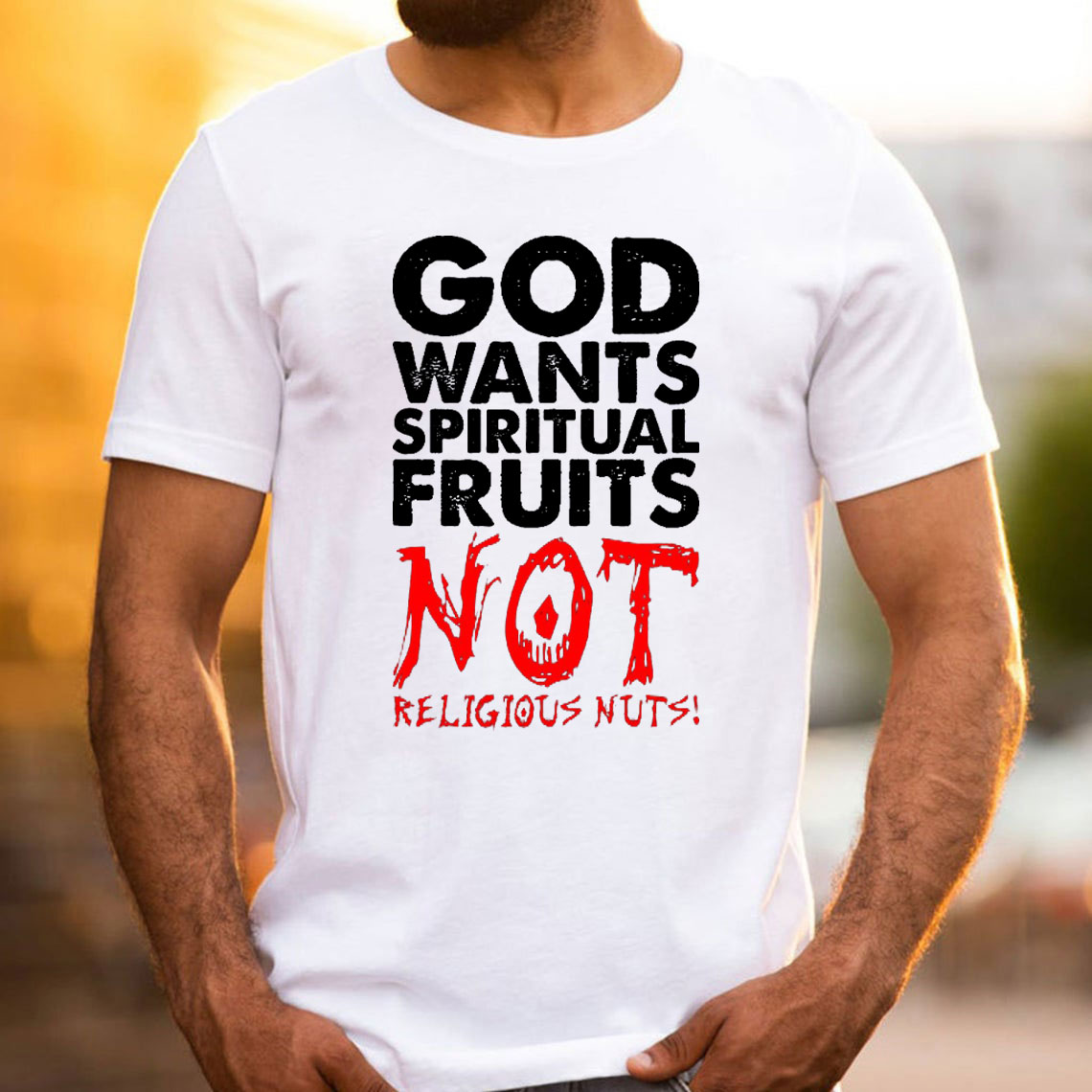 God Wants Spiritual Fruits Christian T-Shirt