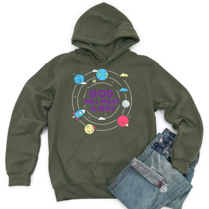 God Will Make A Way Christian Hoodie