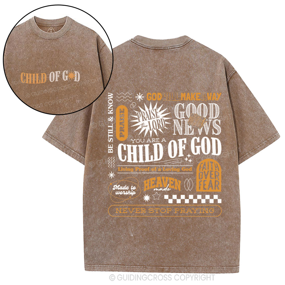 God Will Make An way Christian Washed T-Shirt