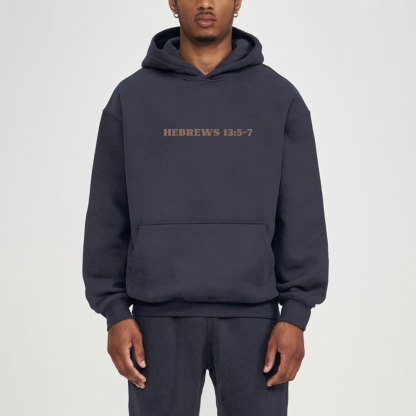 God Will Never Fail You Christian Fleece Hoodie Set