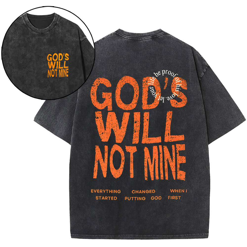 Double-Sided Vintage Washed Christian Sample T-Shirt Sale-GuidingCross