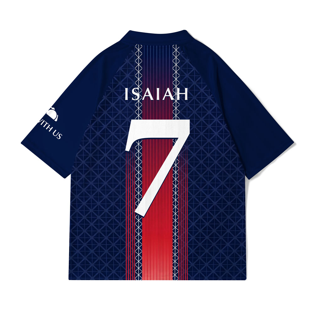 God With Us Christian Collar Jersey