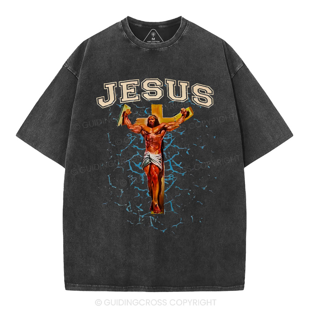 God Works Chrisian Washed T-Shirt