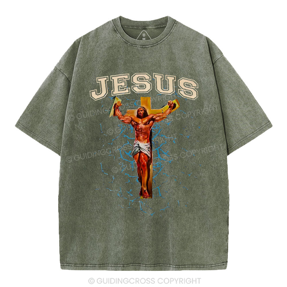 God Works Chrisian Washed T-Shirt