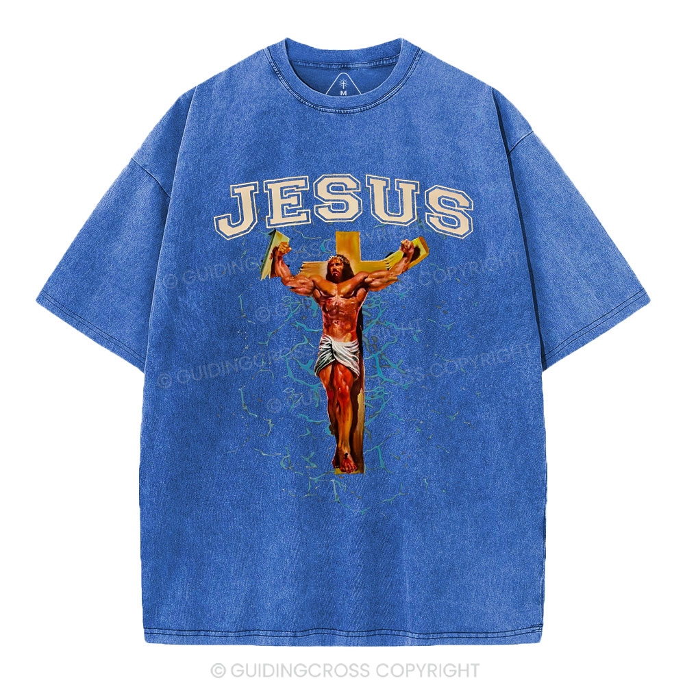 God Works Chrisian Washed T-Shirt