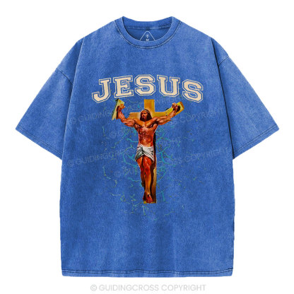 God Works Chrisian Washed T-Shirt