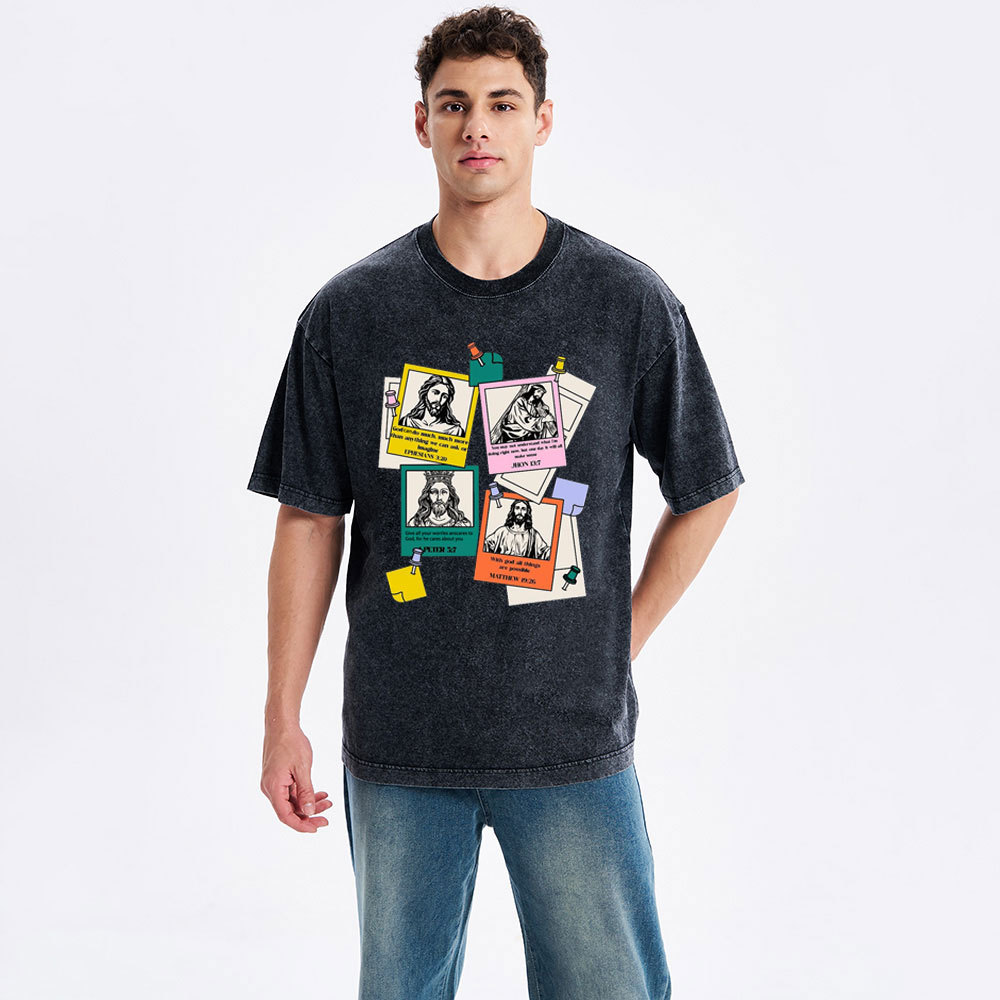 God Can Do Much More Than We Imagine Christian Washed T-Shirt