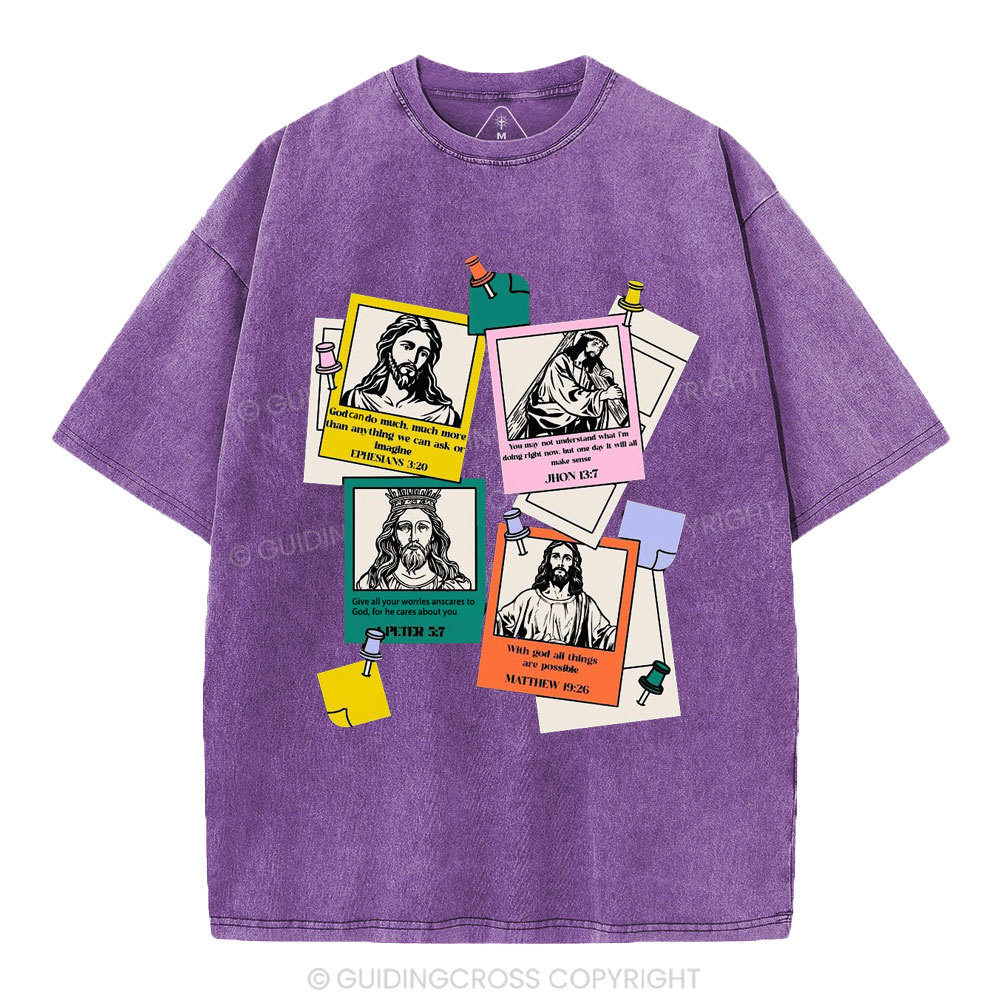 God Can Do Much More Than We Imagine Christian Washed T-Shirt