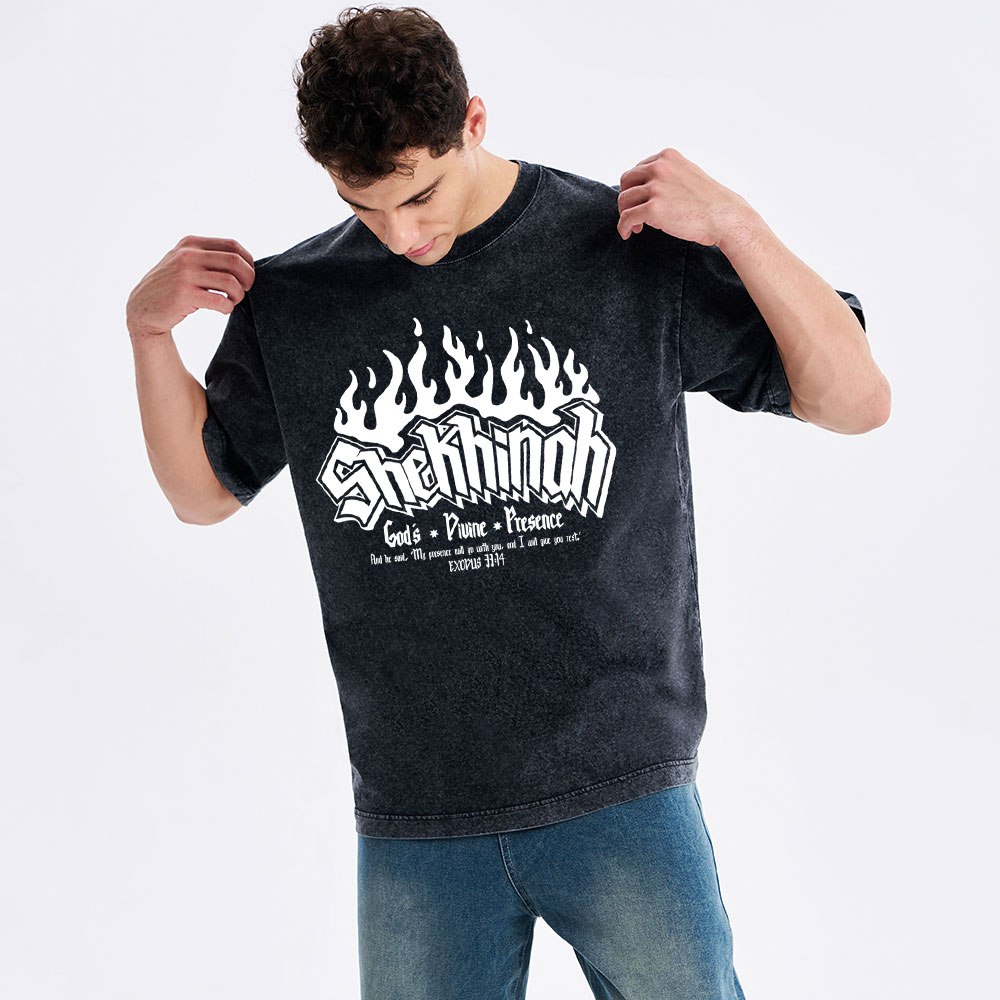 God dwelling among us Christian Washed T-Shirt
