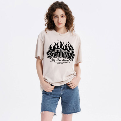 God dwelling among us Christian Washed T-Shirt