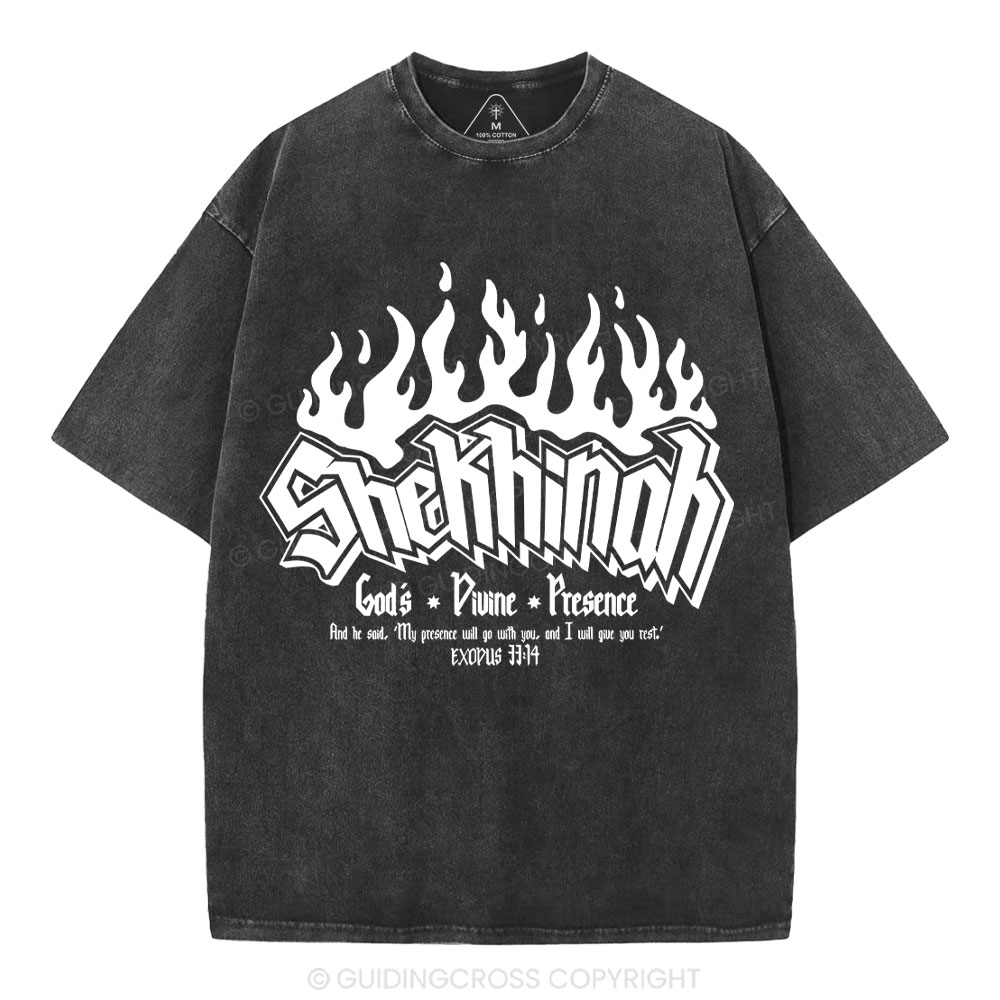 God dwelling among us Christian Washed T-Shirt