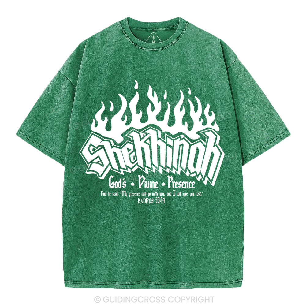 God dwelling among us Christian Washed T-Shirt