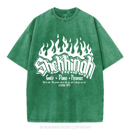 God dwelling among us Christian Washed T-Shirt