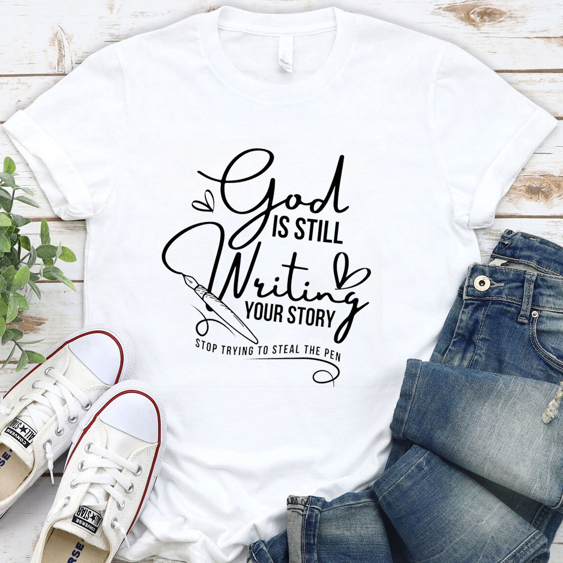 God Is Still Writing Your Story Christian T-Shirt