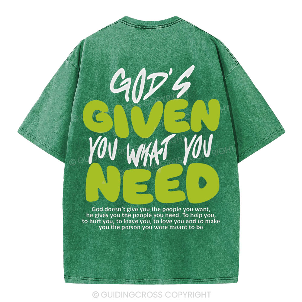 God's Given You Christian Washed T-Shirt