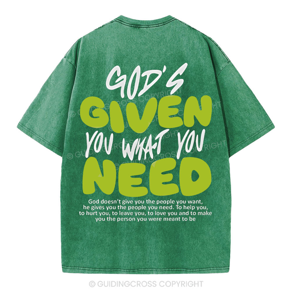 God's Given You Christian Washed T-Shirt