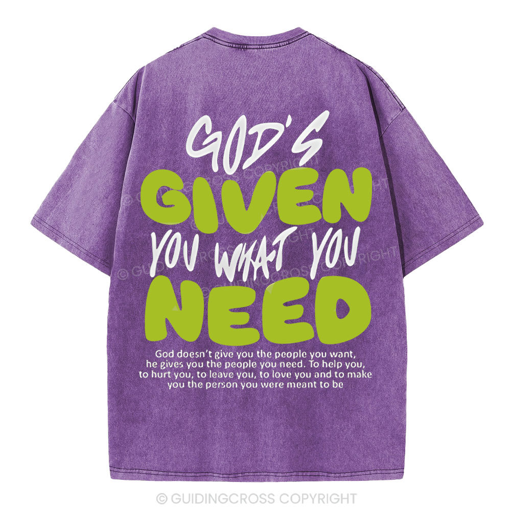 God's Given You Christian Washed T-Shirt
