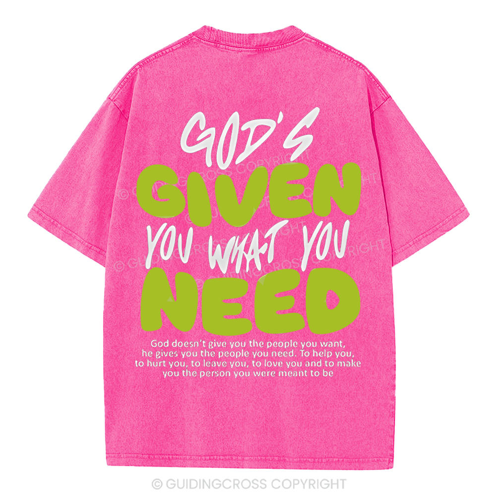 God's Given You Christian Washed T-Shirt