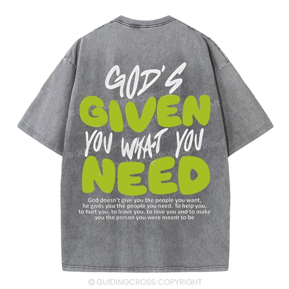 God's Given You Christian Washed T-Shirt