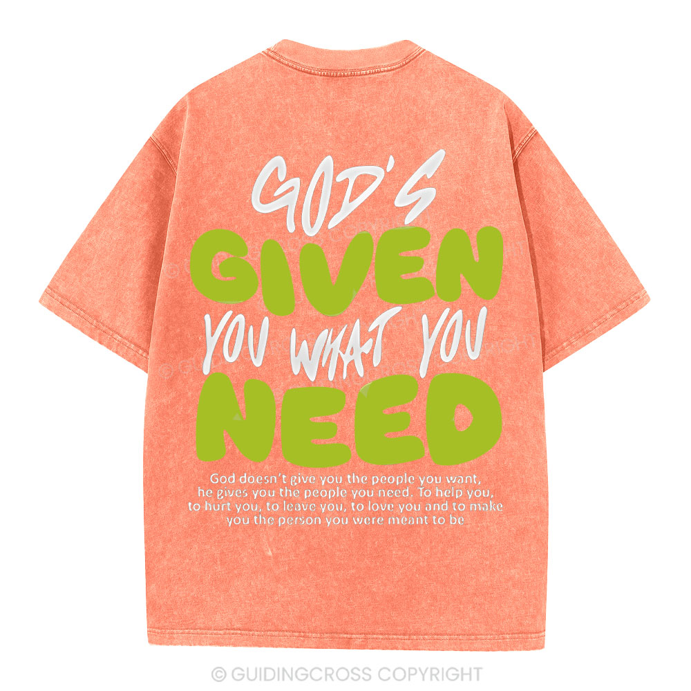 God's Given You Christian Washed T-Shirt