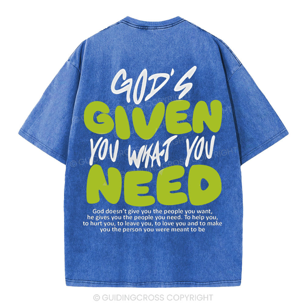 God's Given You Christian Washed T-Shirt