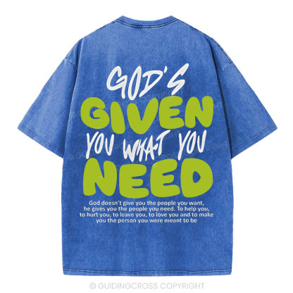 God's Given You Christian Washed T-Shirt