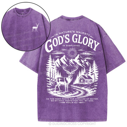 God's Glory Christian Washed T-Shirt