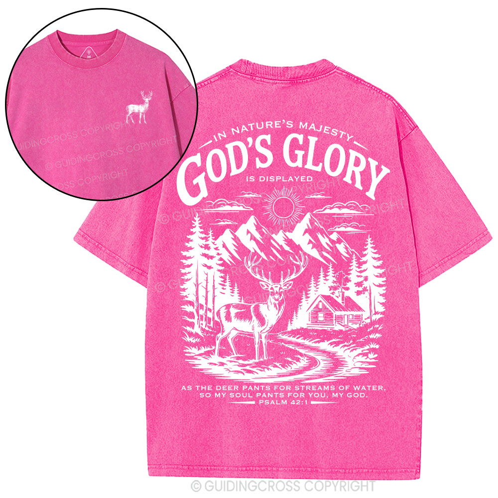 God's Glory Christian Washed T-Shirt